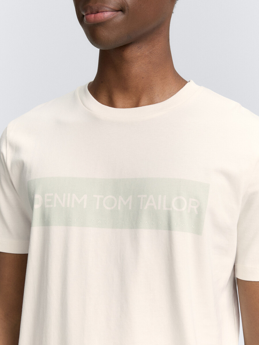 t-shirt basique avec imprimé logo