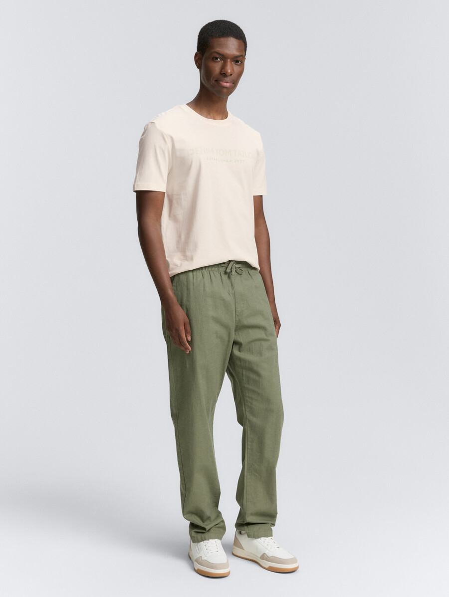 t-shirt basique avec imprimé logo