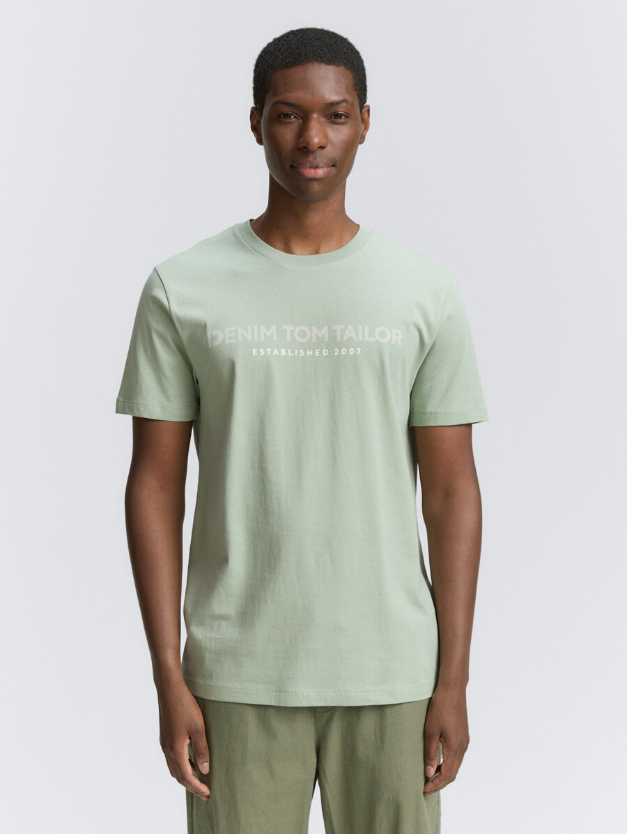 t-shirt basique avec imprimé logo