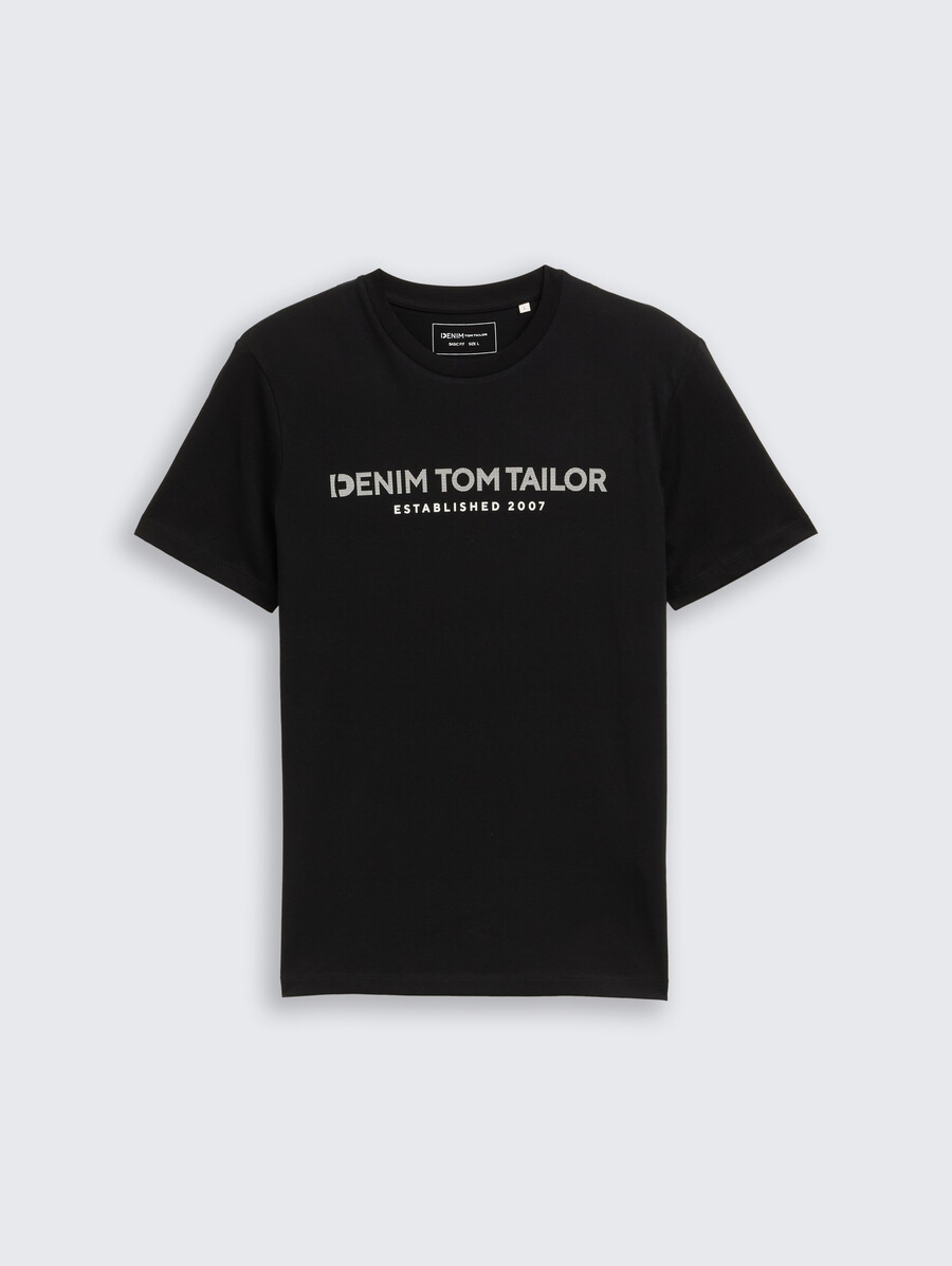 t-shirt basique avec imprimé logo