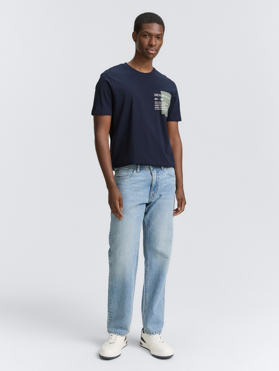 t-shirt basique avec imprimé logo