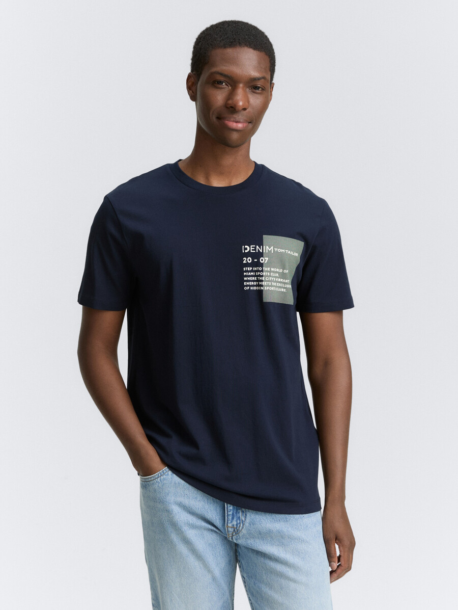 t-shirt basique avec imprimé logo