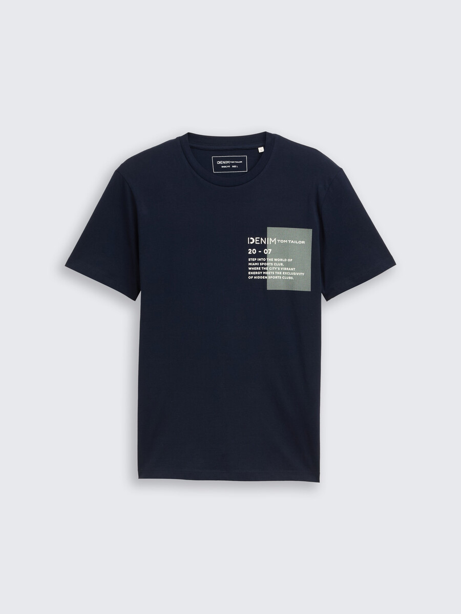 t-shirt basique avec imprimé logo