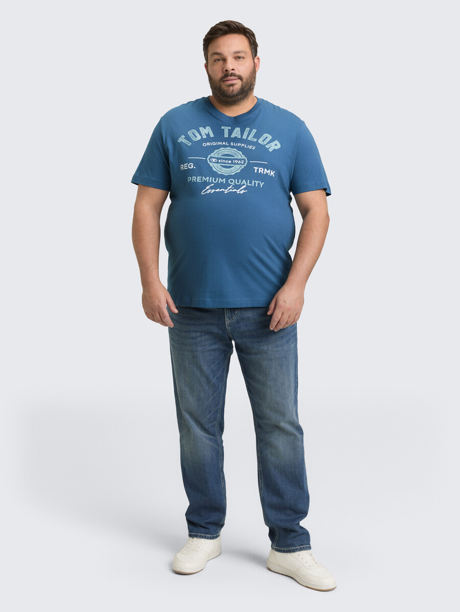 t-shirt grande taille avec logo imprimé