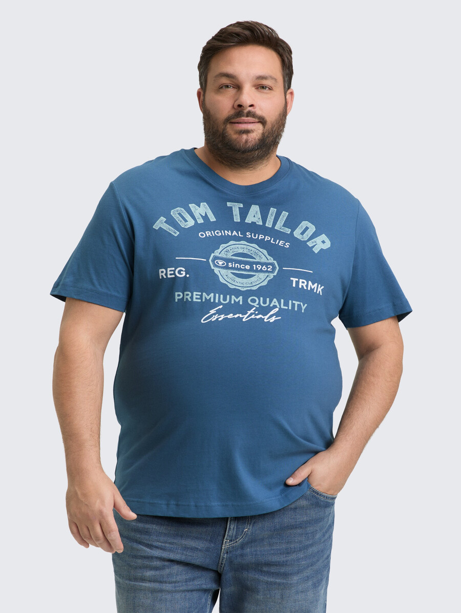 t-shirt grande taille avec logo imprimé