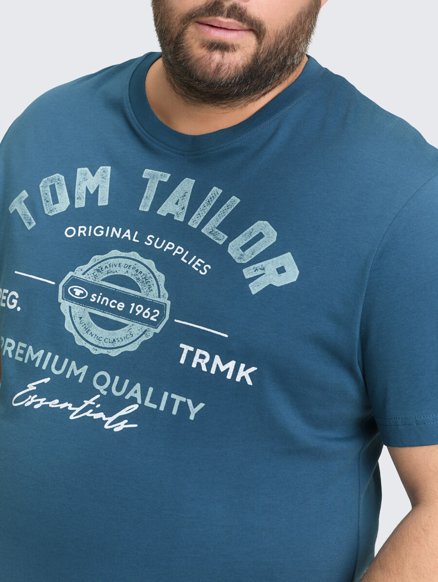 t-shirt grande taille avec logo imprimé