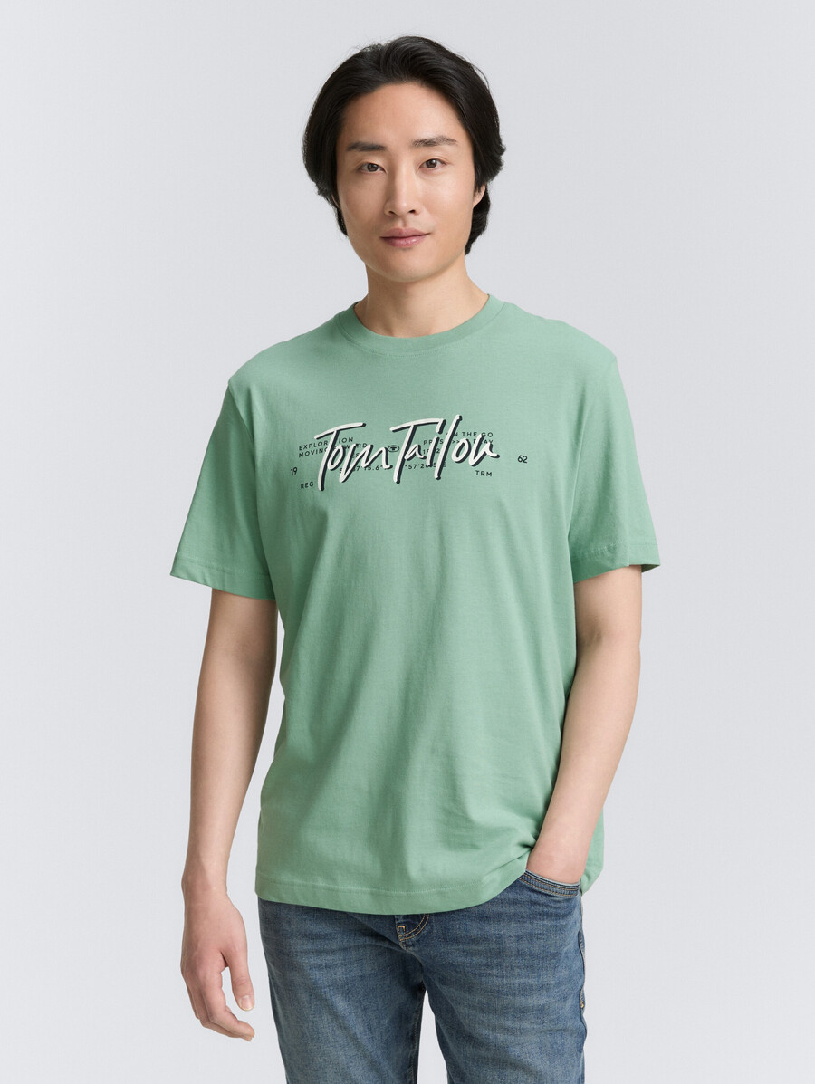 t-shirt avec imprimé logo