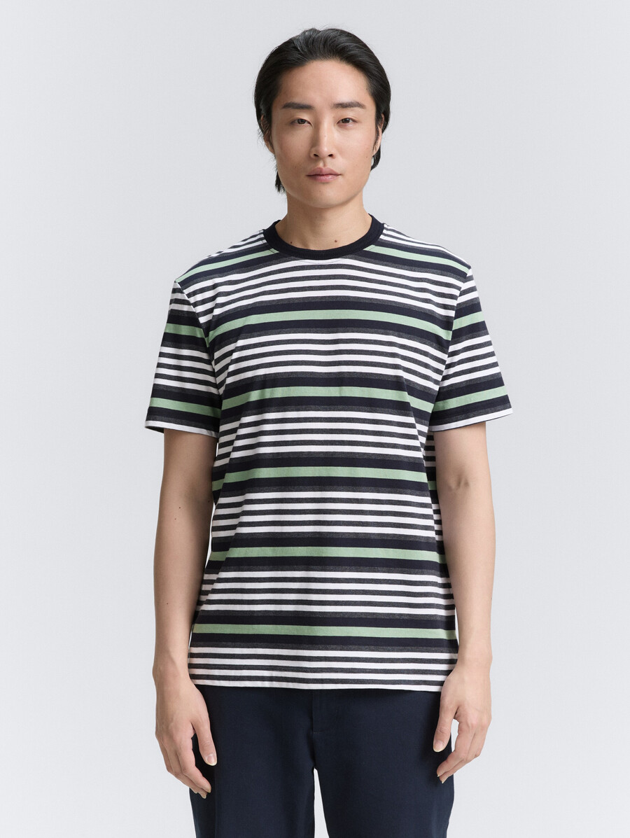 t-shirt à rayures