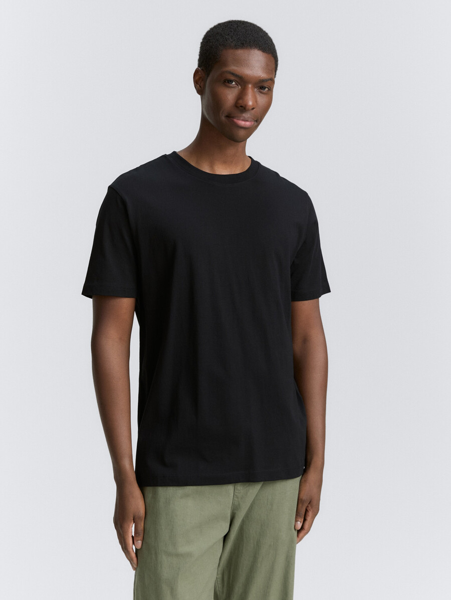 t-shirt basique de couleurs unies