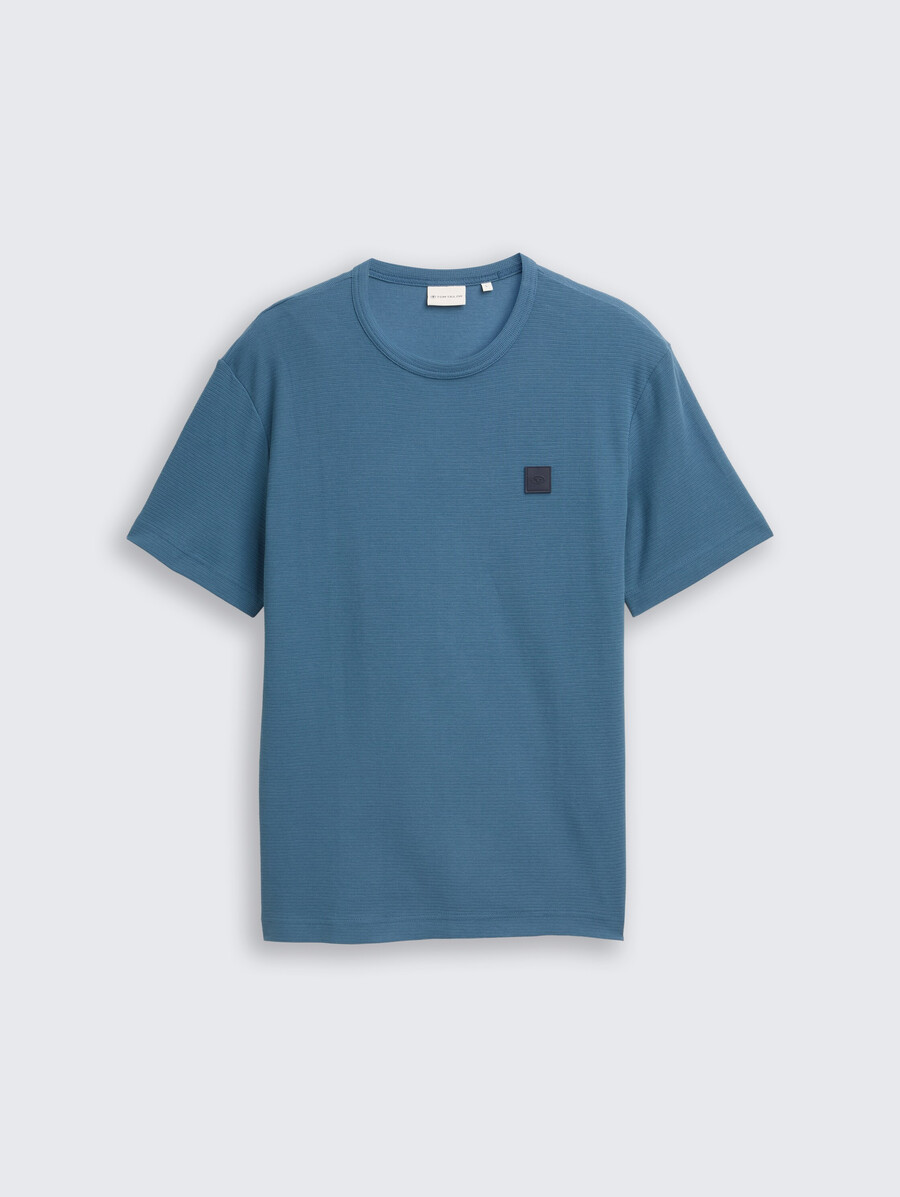 t-shirt avec badge logo