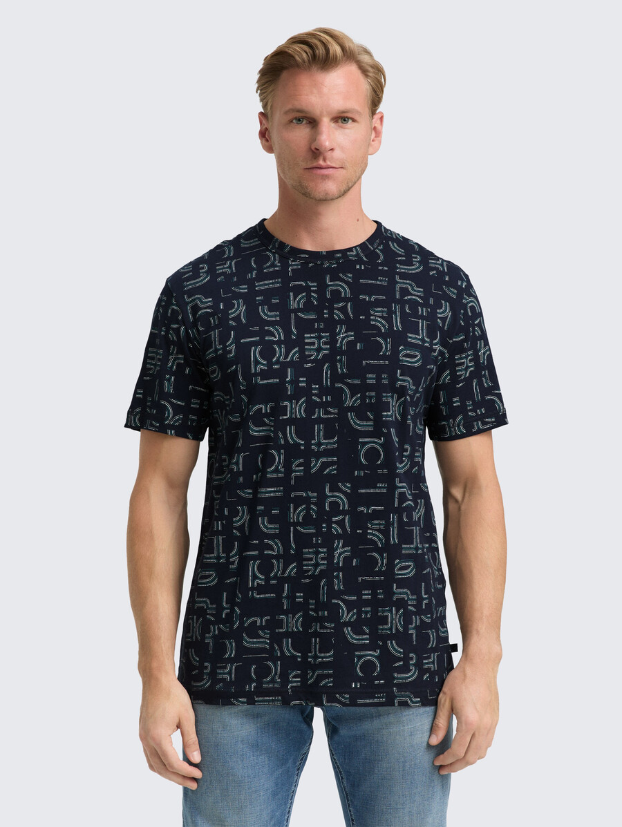 t-shirt à imprimé intégral