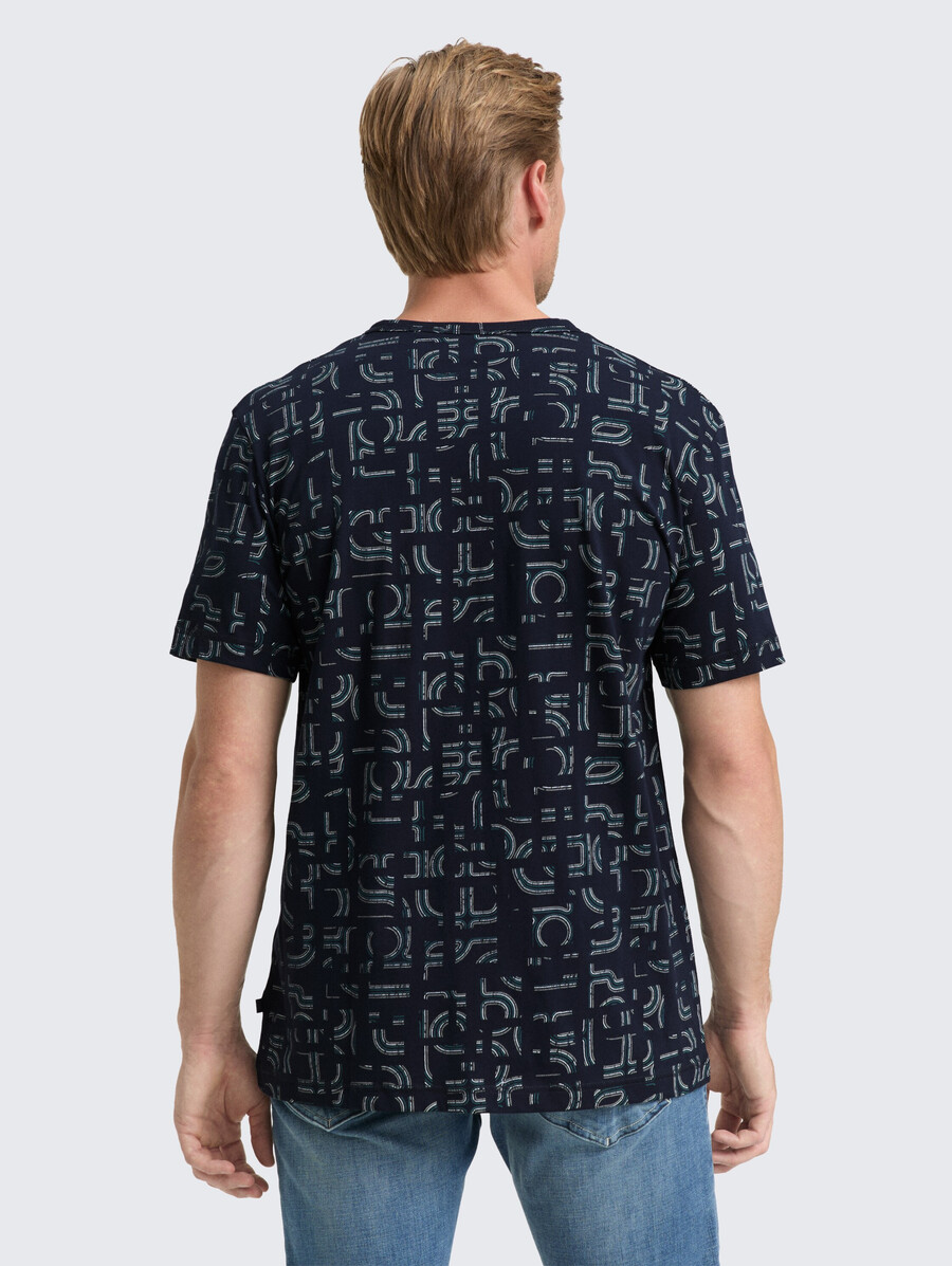 t-shirt à imprimé intégral