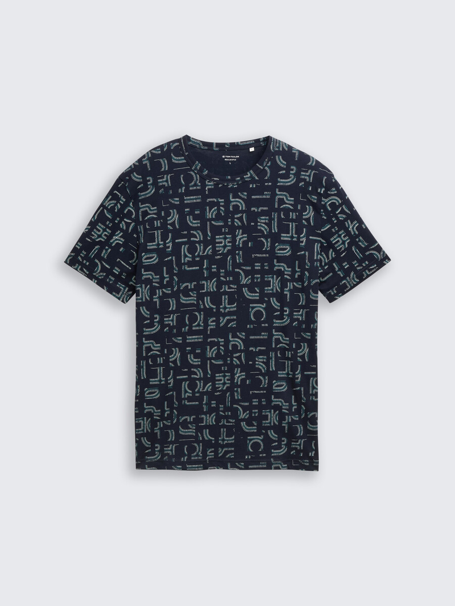 t-shirt à imprimé intégral