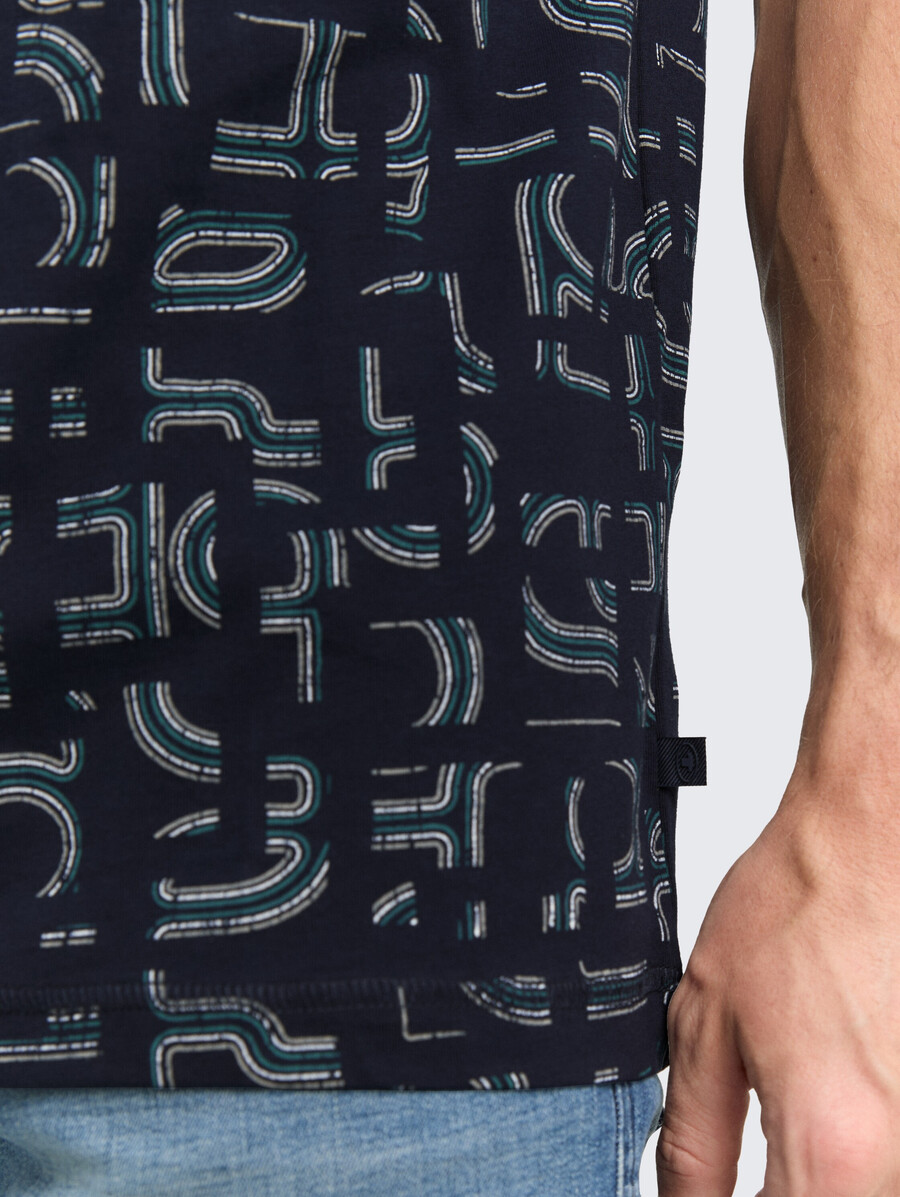 t-shirt à imprimé intégral