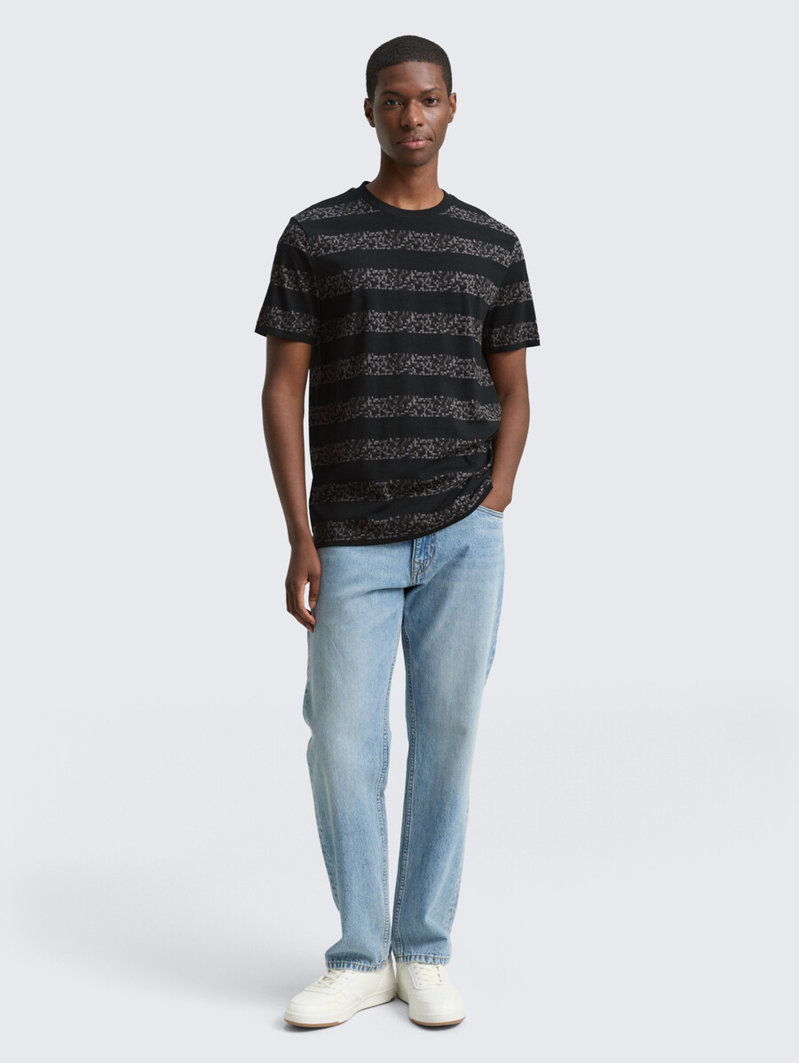 t-shirt à rayures