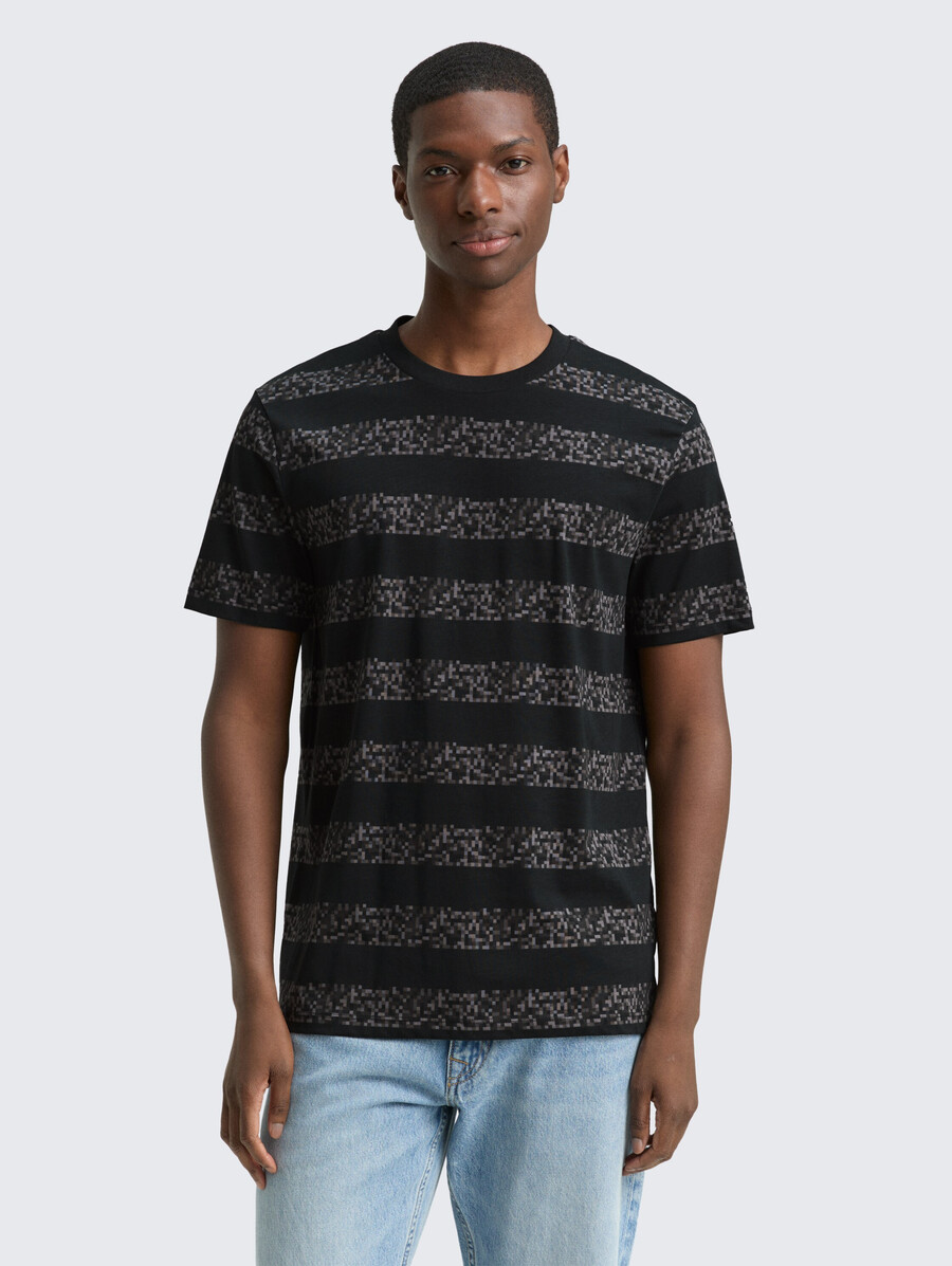 t-shirt à rayures