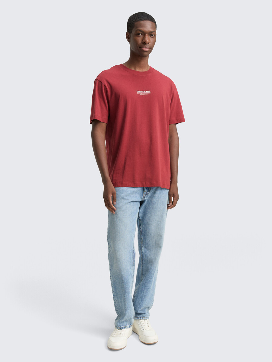 t-shirt en coton à coupe décontractée