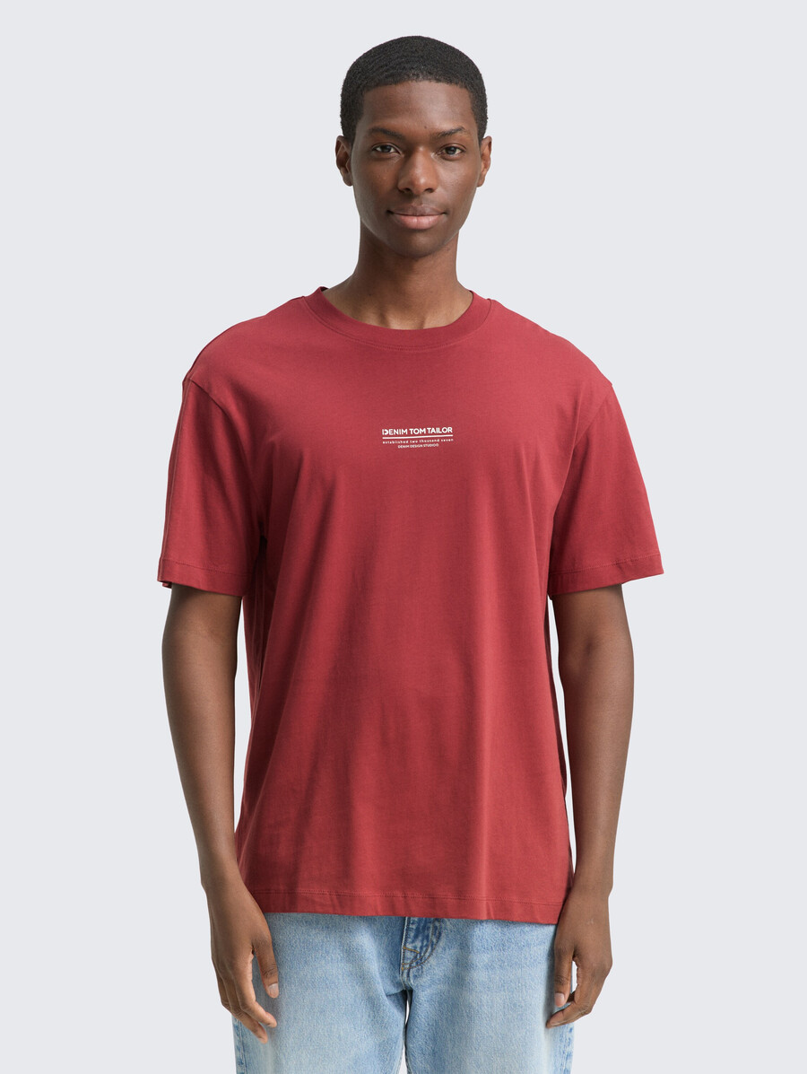 t-shirt en coton à coupe décontractée