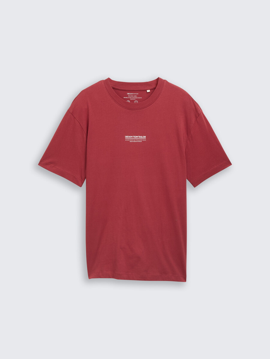 t-shirt en coton à coupe décontractée