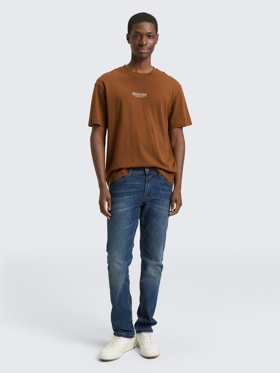 t-shirt en coton à coupe décontractée