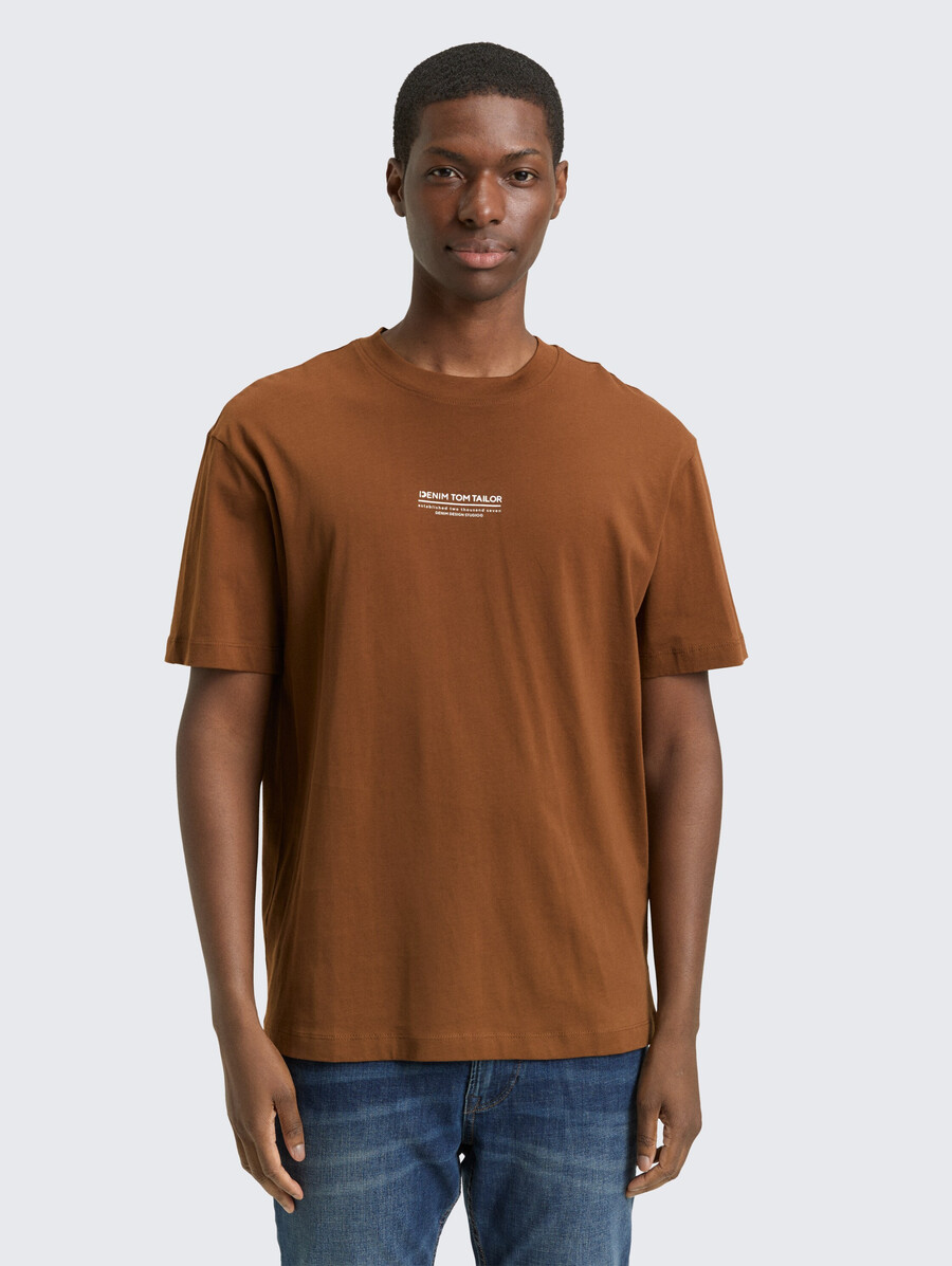 t-shirt en coton à coupe décontractée