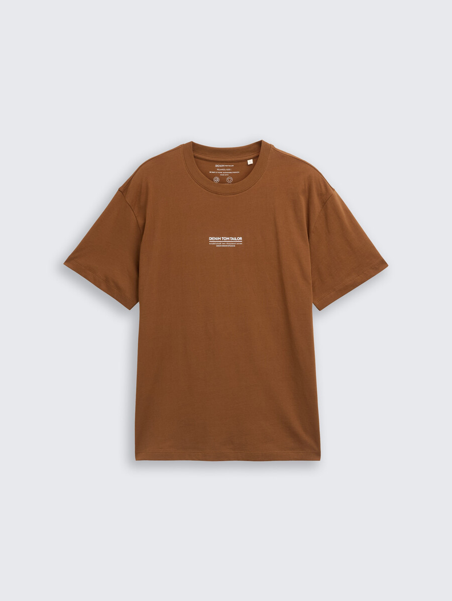t-shirt en coton à coupe décontractée