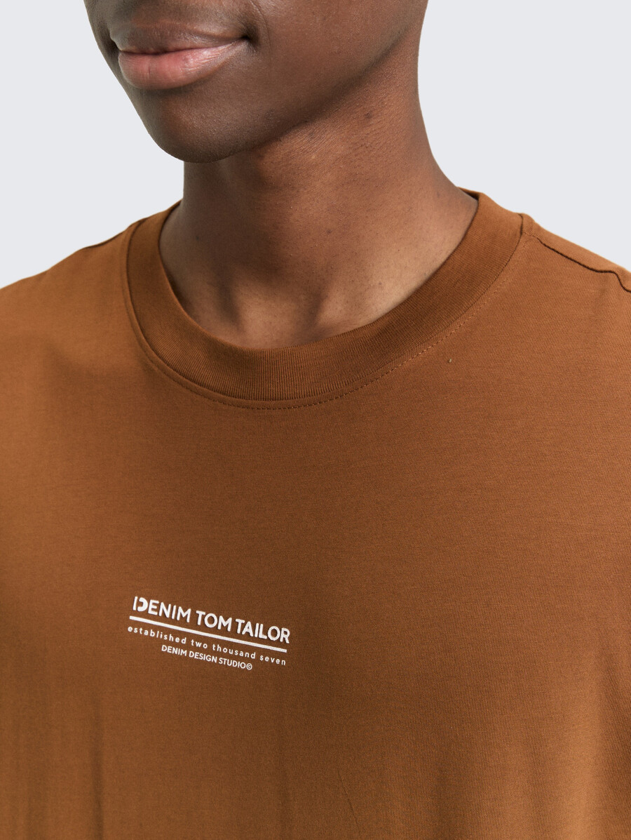t-shirt en coton à coupe décontractée