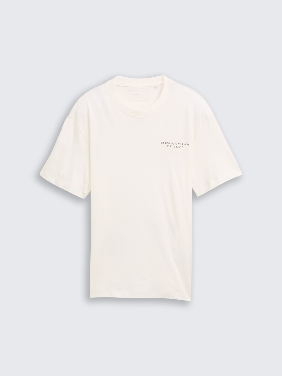 t-shirt coupe décontractée avec imprimé