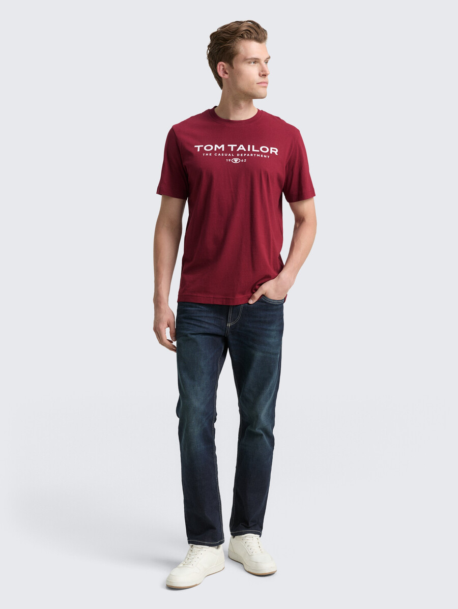 t-shirt en coton avec logo imprimé
