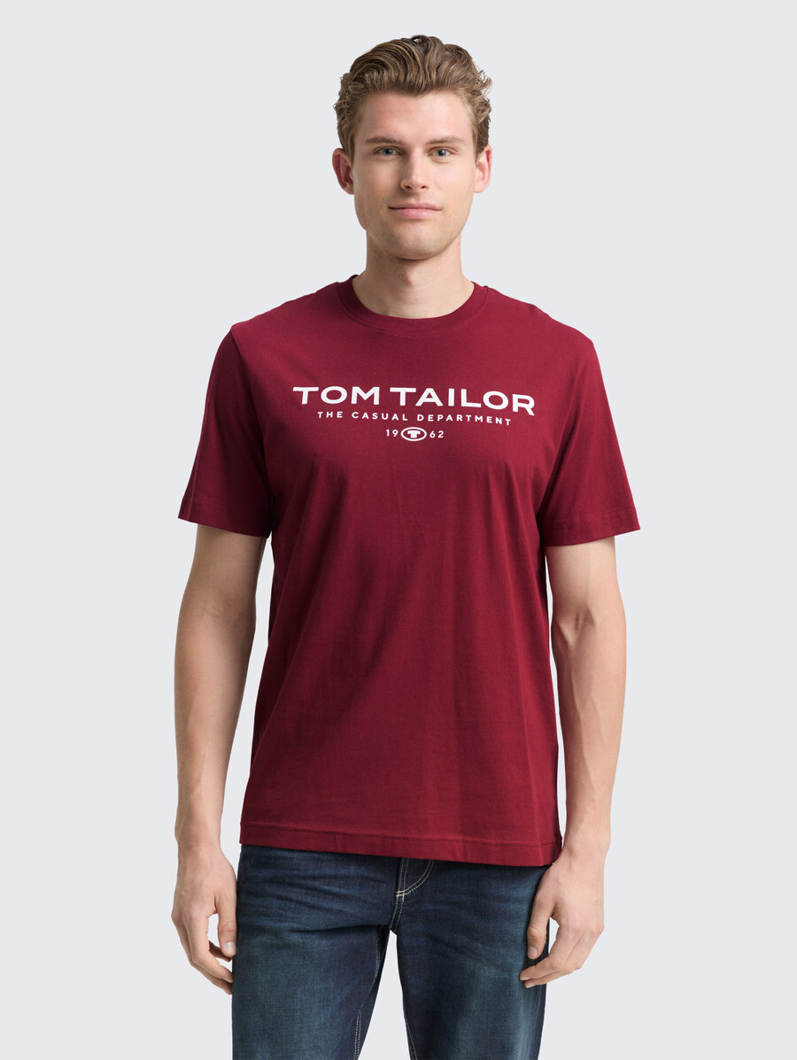 t-shirt en coton avec logo imprimé