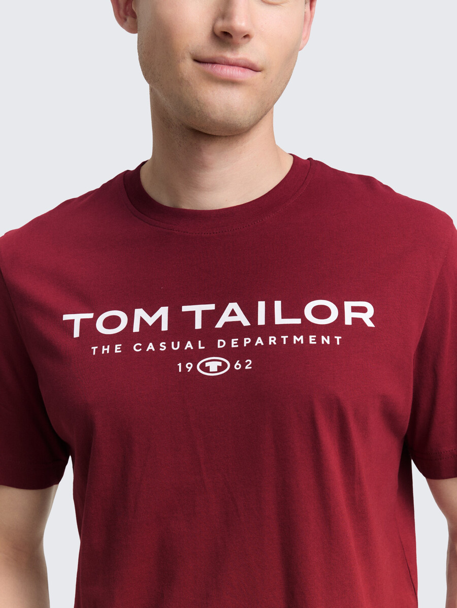 t-shirt en coton avec logo imprimé