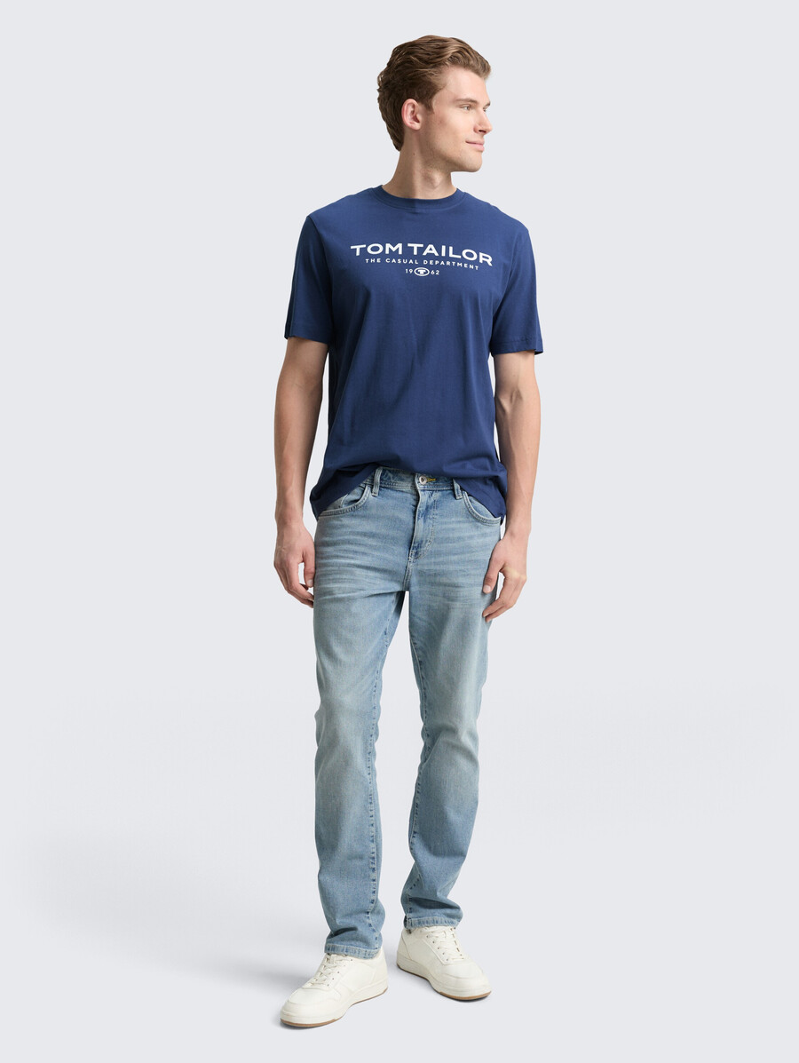 t-shirt en coton avec logo imprimé