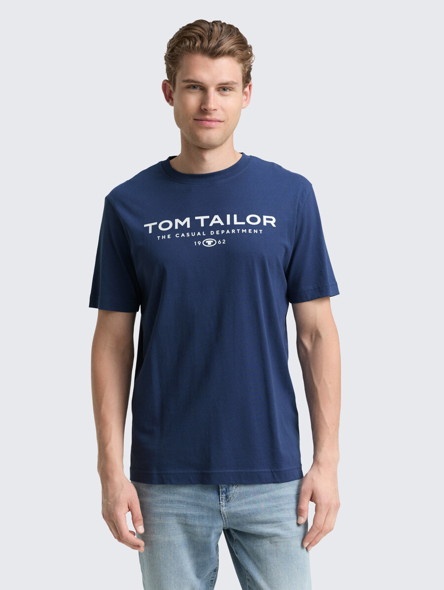 t-shirt en coton avec logo imprimé