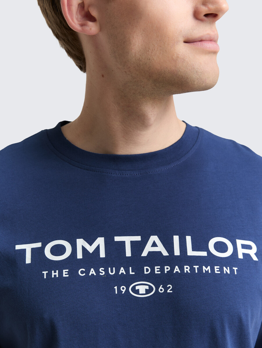 t-shirt en coton avec logo imprimé