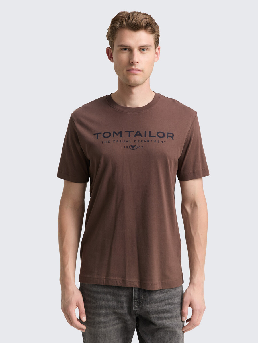 t-shirt en coton avec logo imprimé