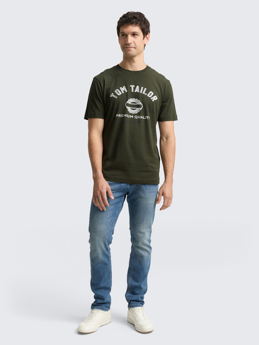t-shirt avec imprimé logo