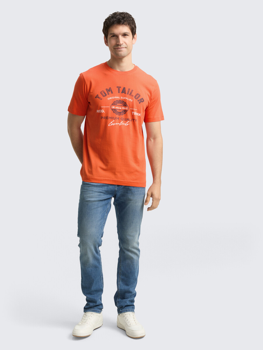 t-shirt avec imprimé logo