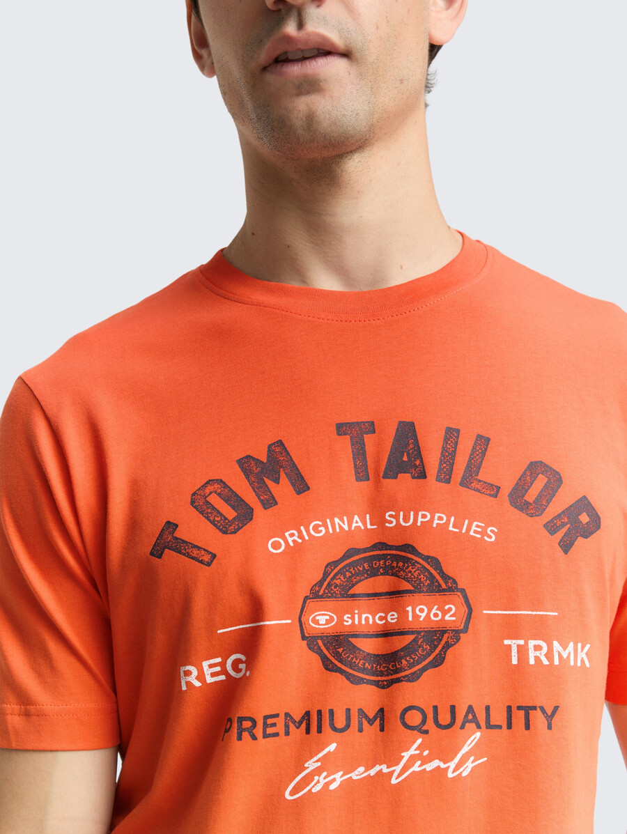 t-shirt avec imprimé logo
