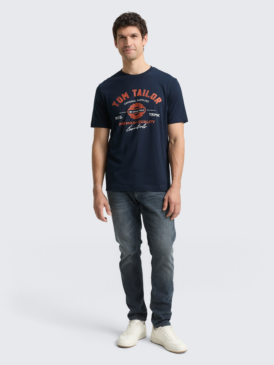 t-shirt avec imprimé logo