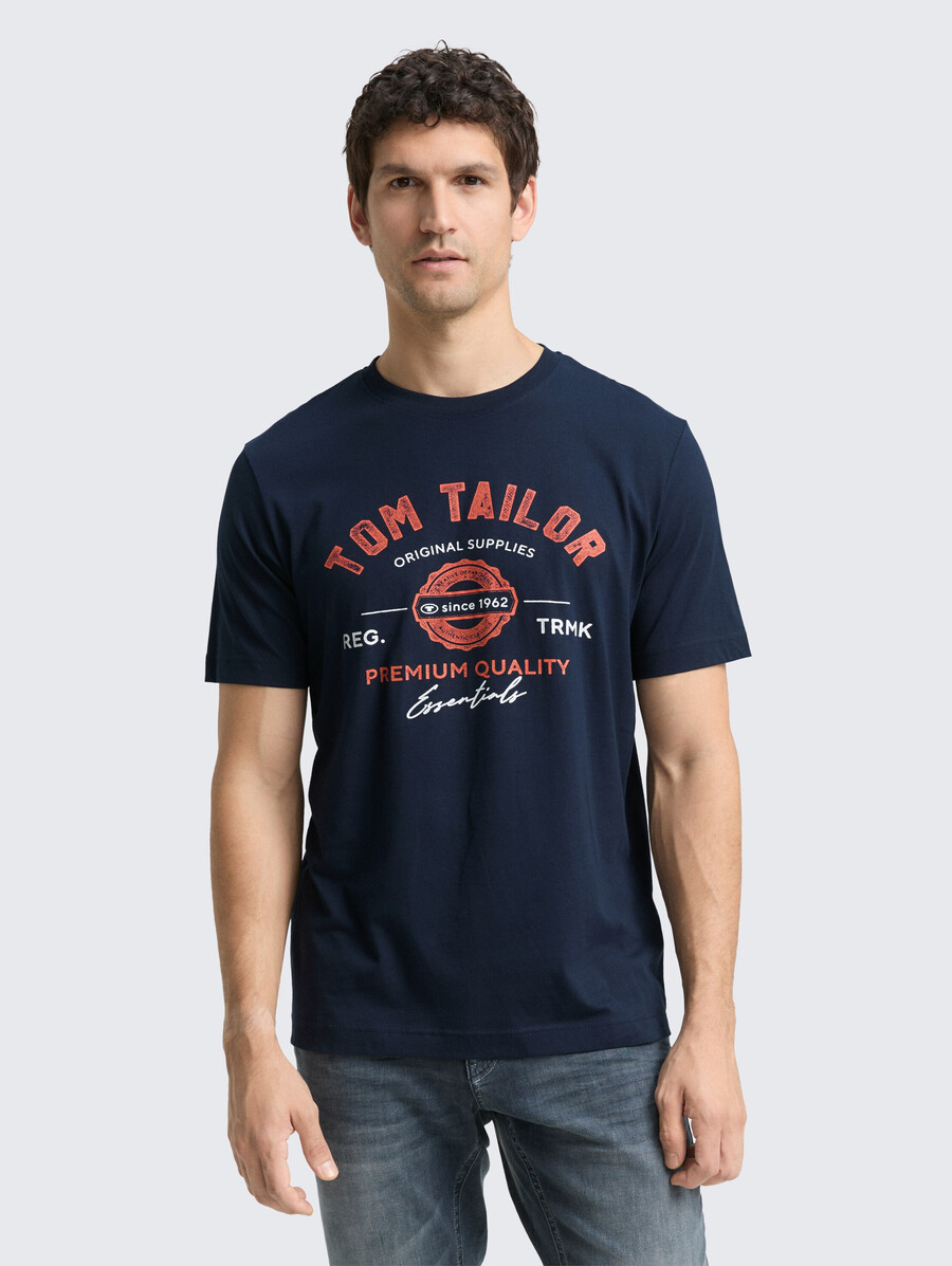 t-shirt avec imprimé logo