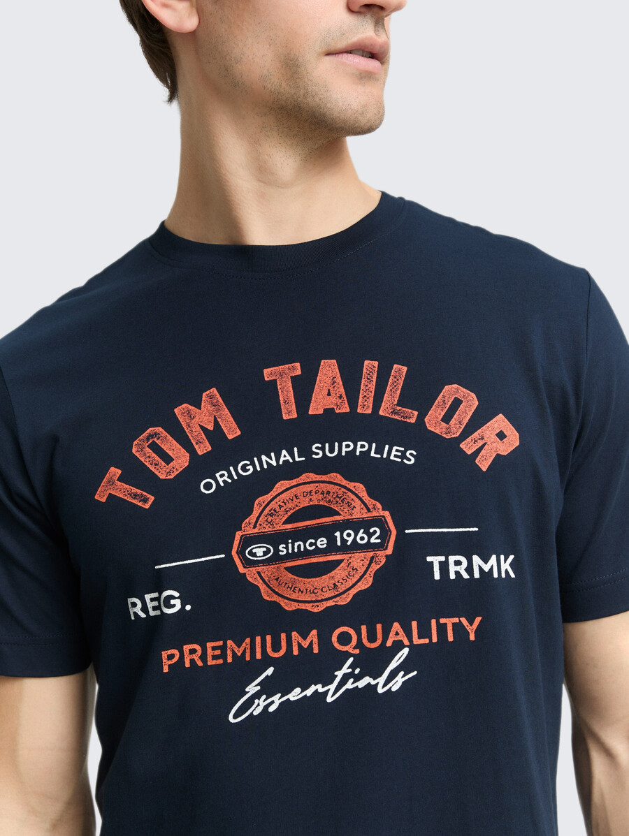 t-shirt avec imprimé logo