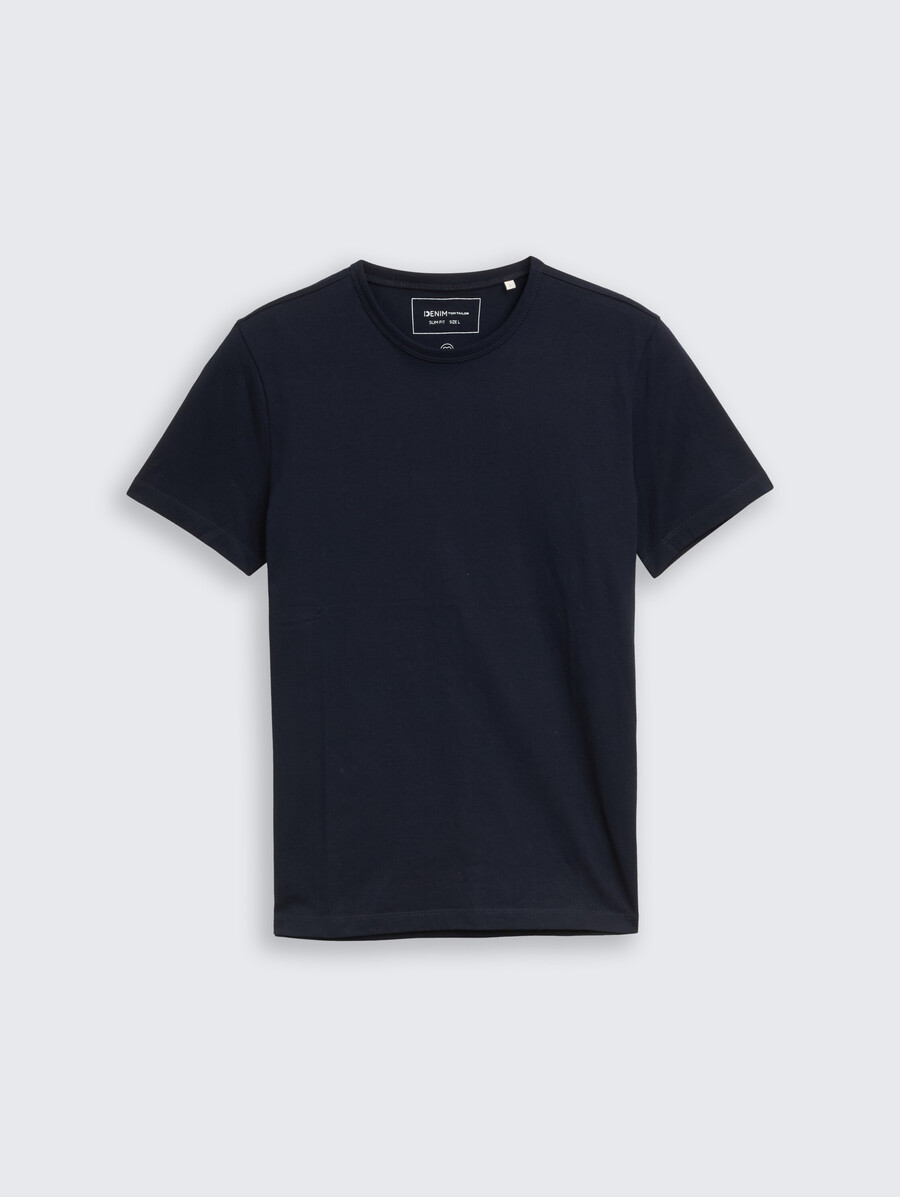 t-shirt en coton coupe ajustée