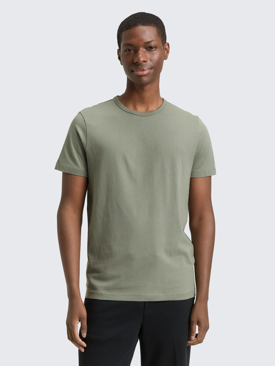 t-shirt en coton coupe ajustée