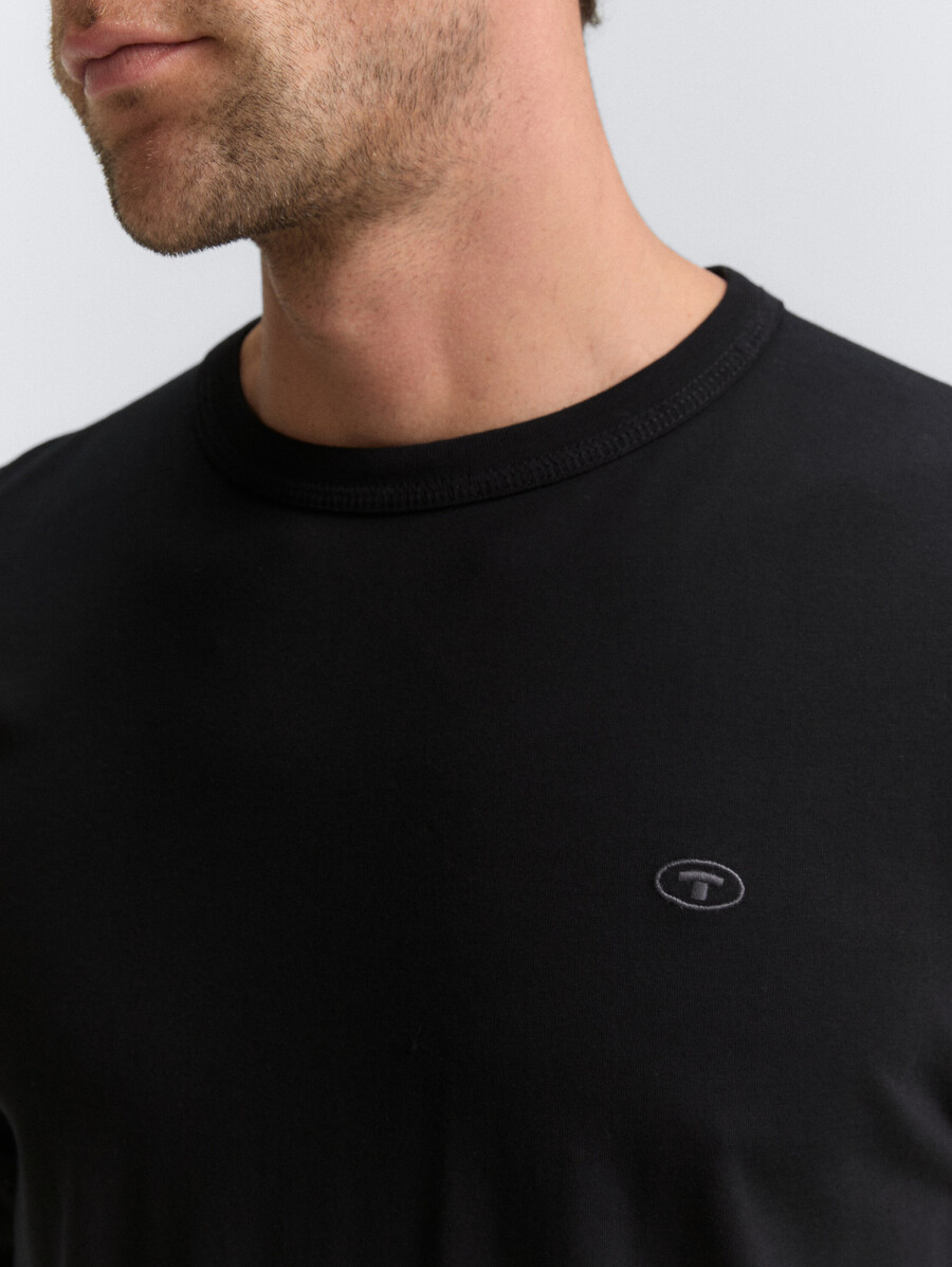 chemise basique à manches longues en coton
