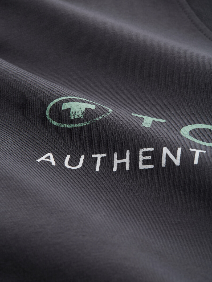 chemise à manches longues grande taille avec logo imprimé