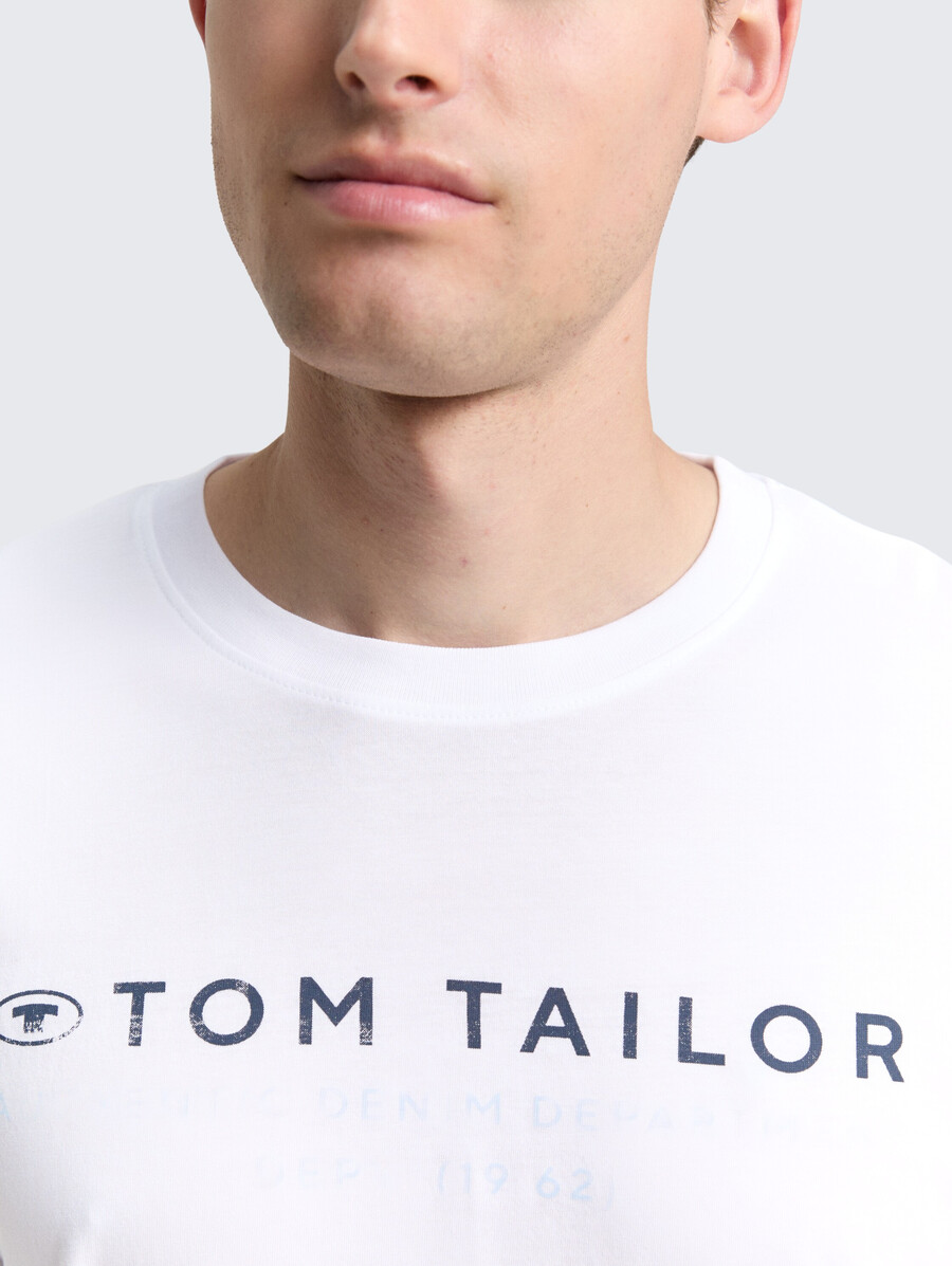 chemise à manches longues avec imprimé logo