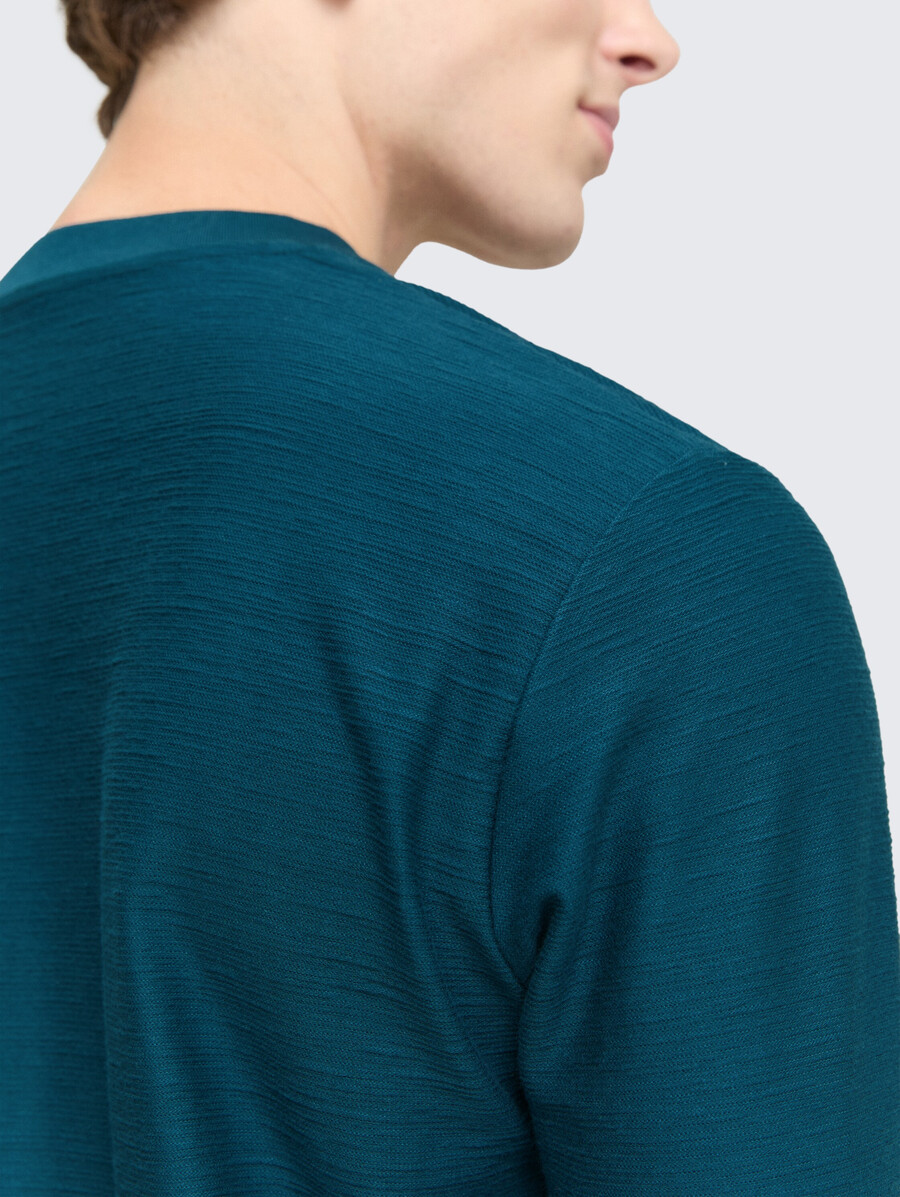 chemise henley à manches longues
