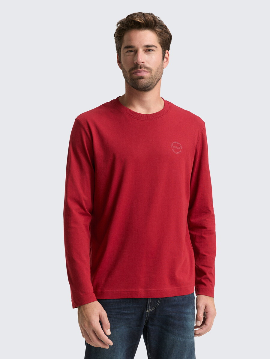 chemise à manches longues imprimée