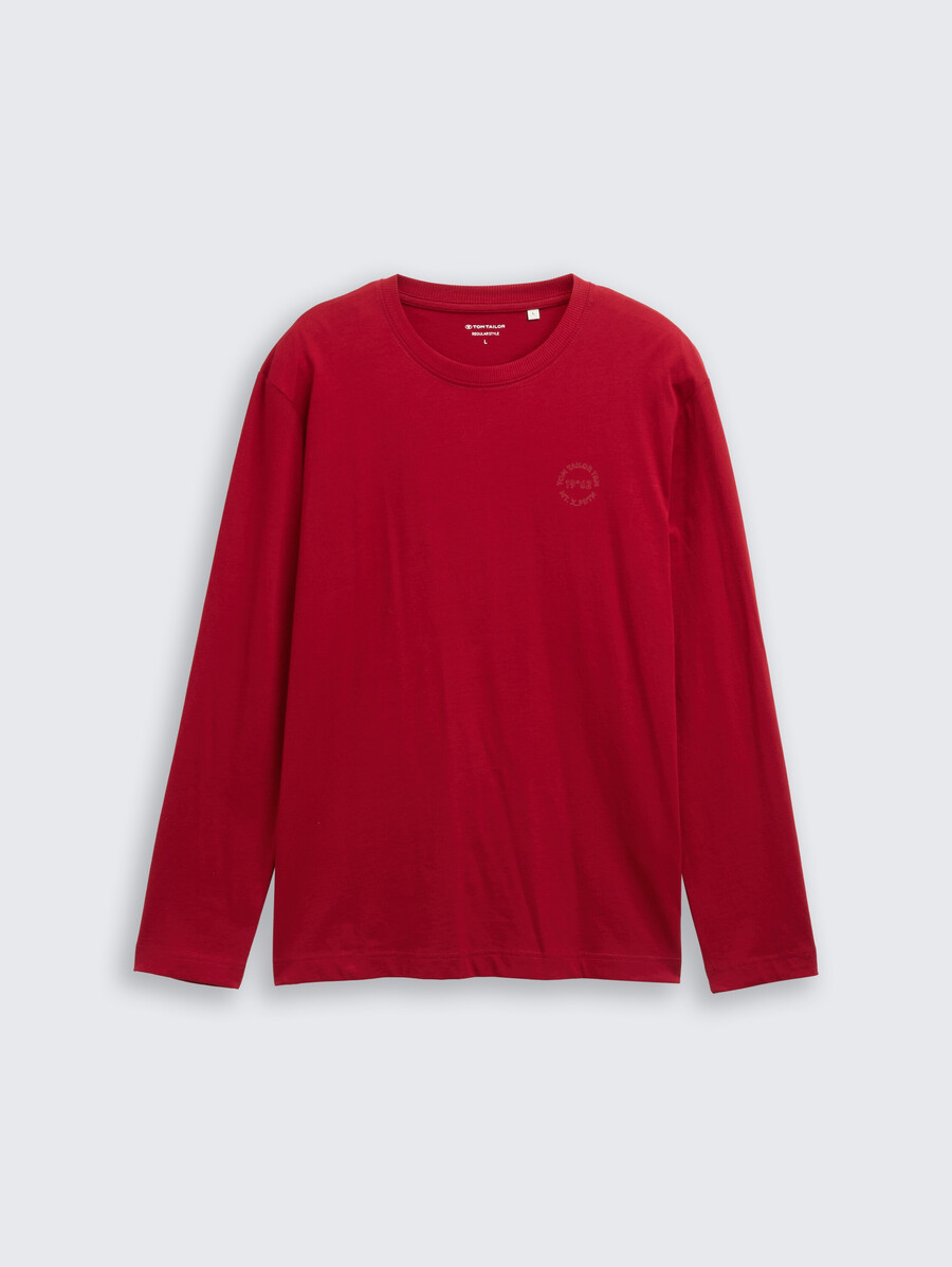 chemise à manches longues imprimée