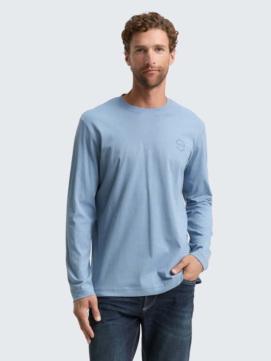 chemise à manches longues imprimée